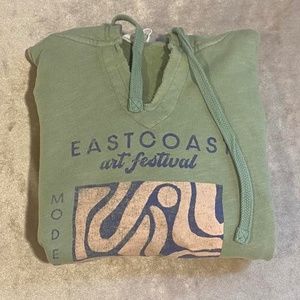 Anthropology Womens Green Hoodie